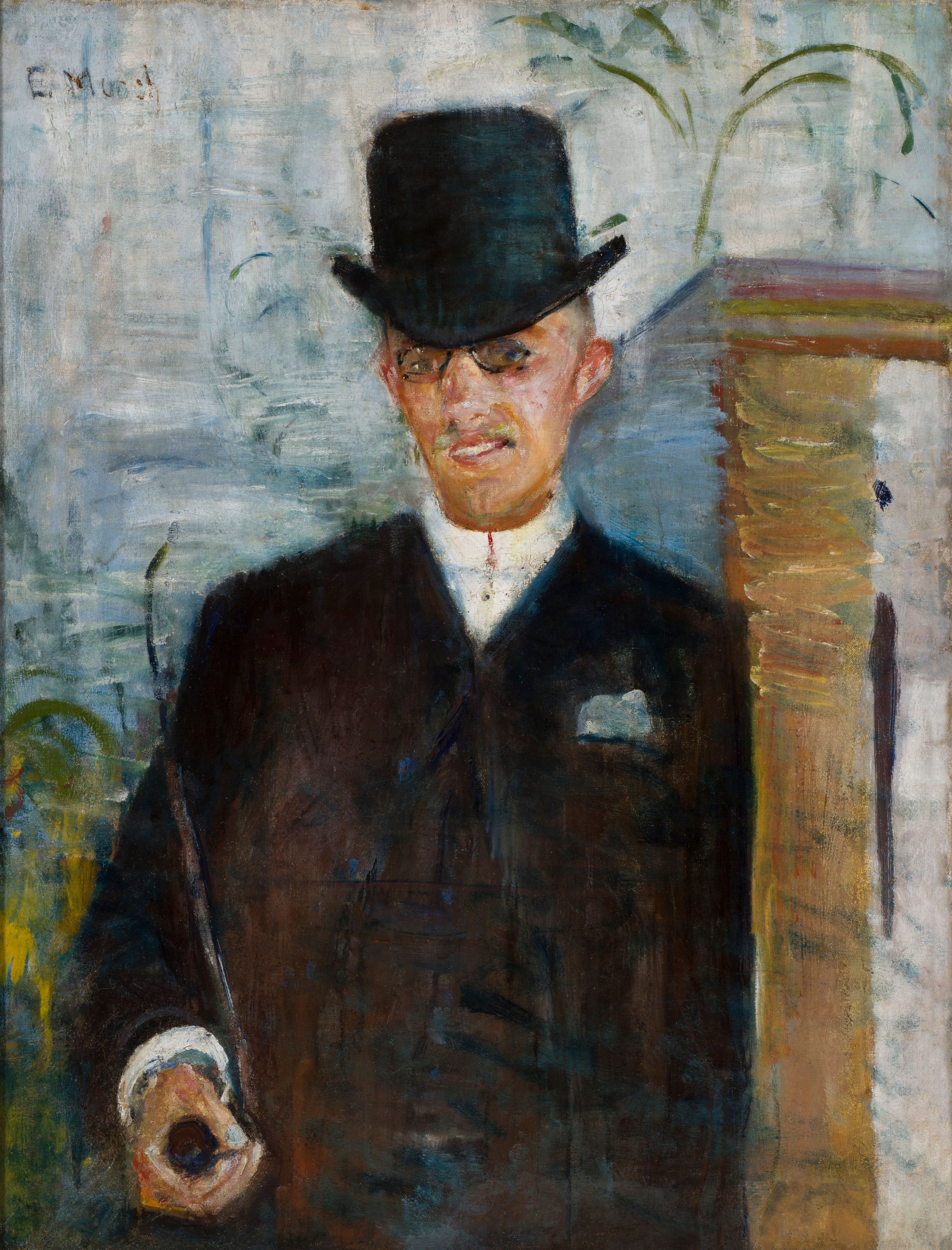Edvard Munch, Portrait of Clemens Stang, 1885. Christianssands Picture Gallery. Photo: Kunstsilo