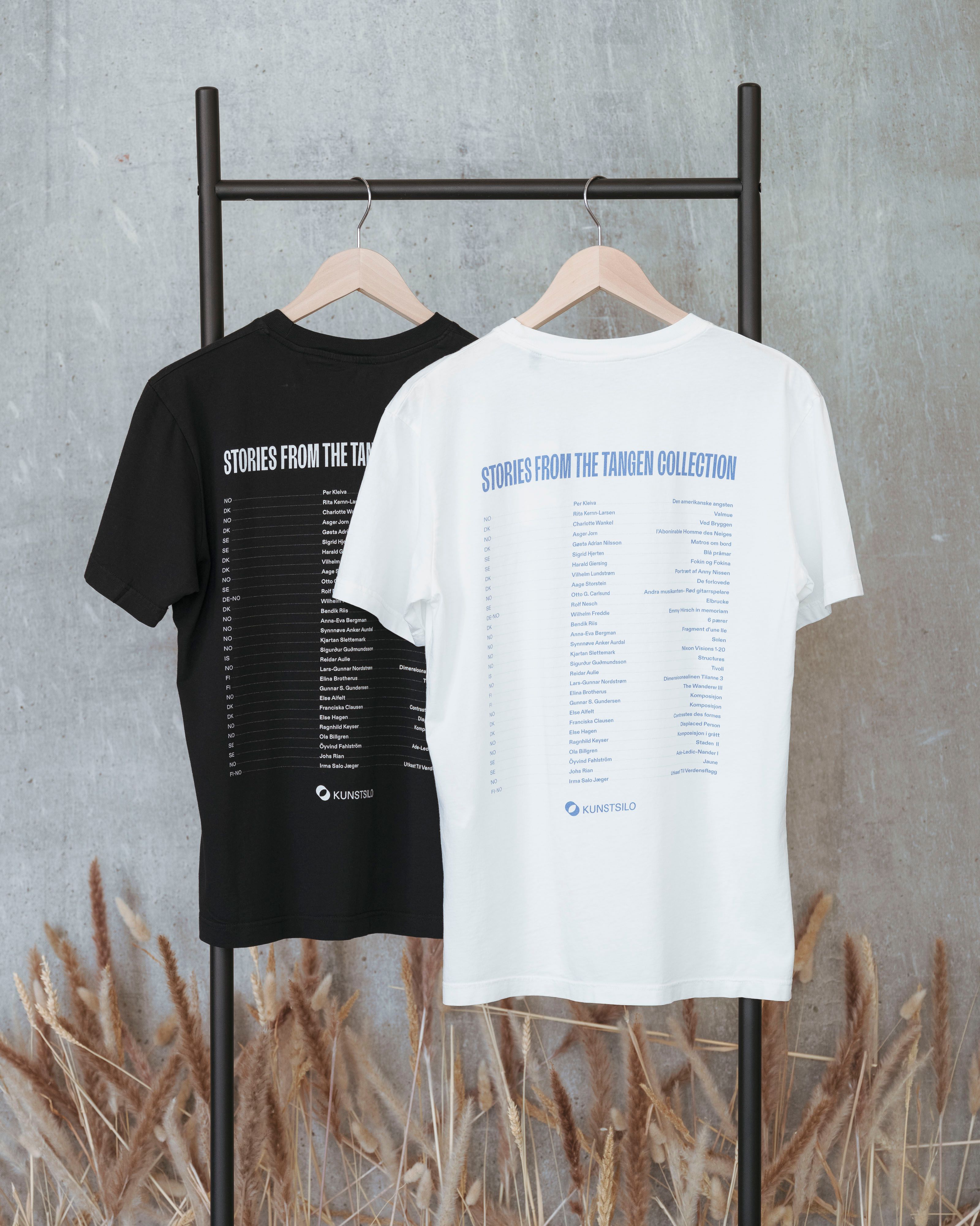 tangen collection t-skjorter svart og hvit
