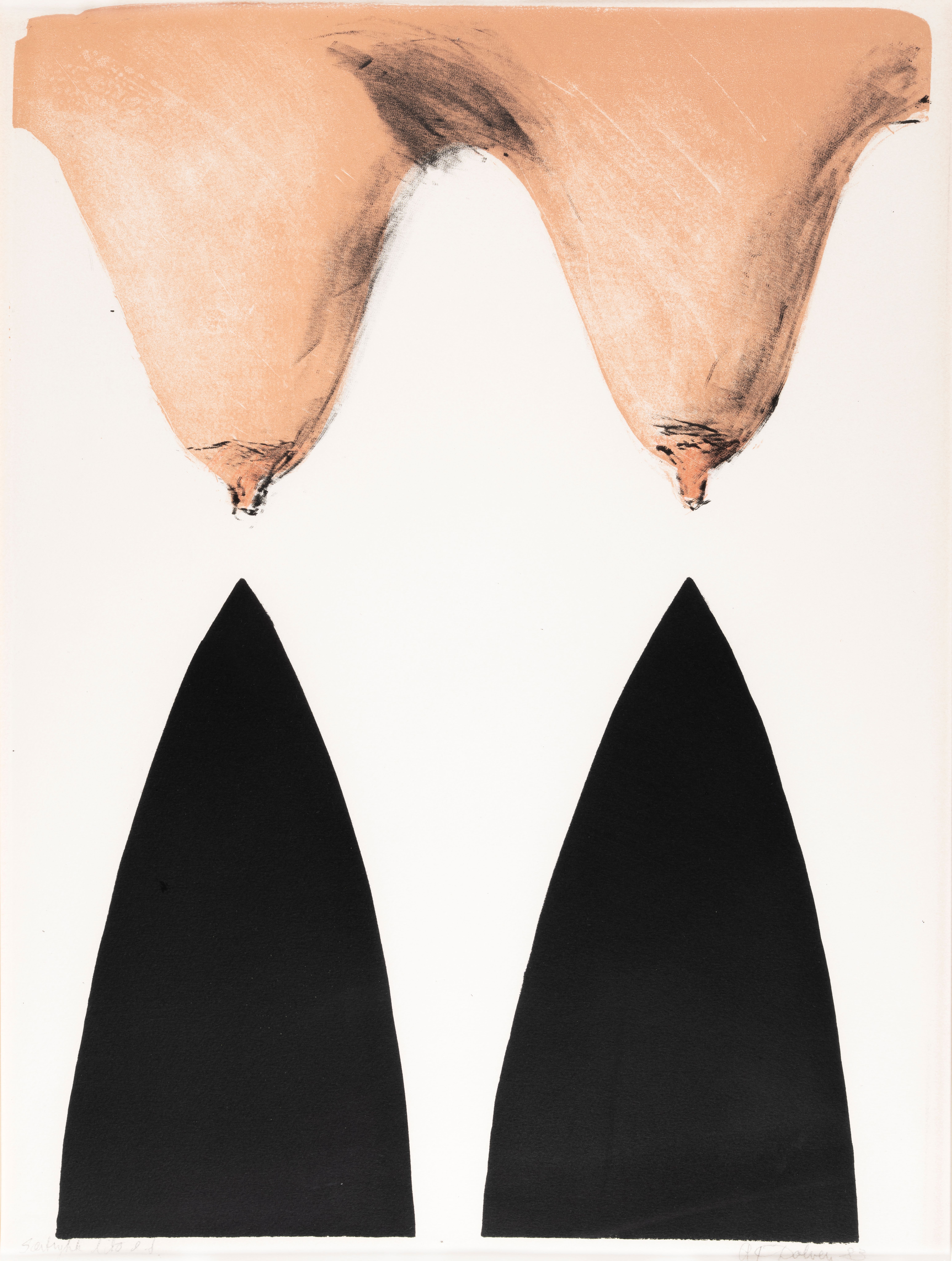 A K Dolven, Uten tittel, 1983, Litografi. Tangen-samlingen