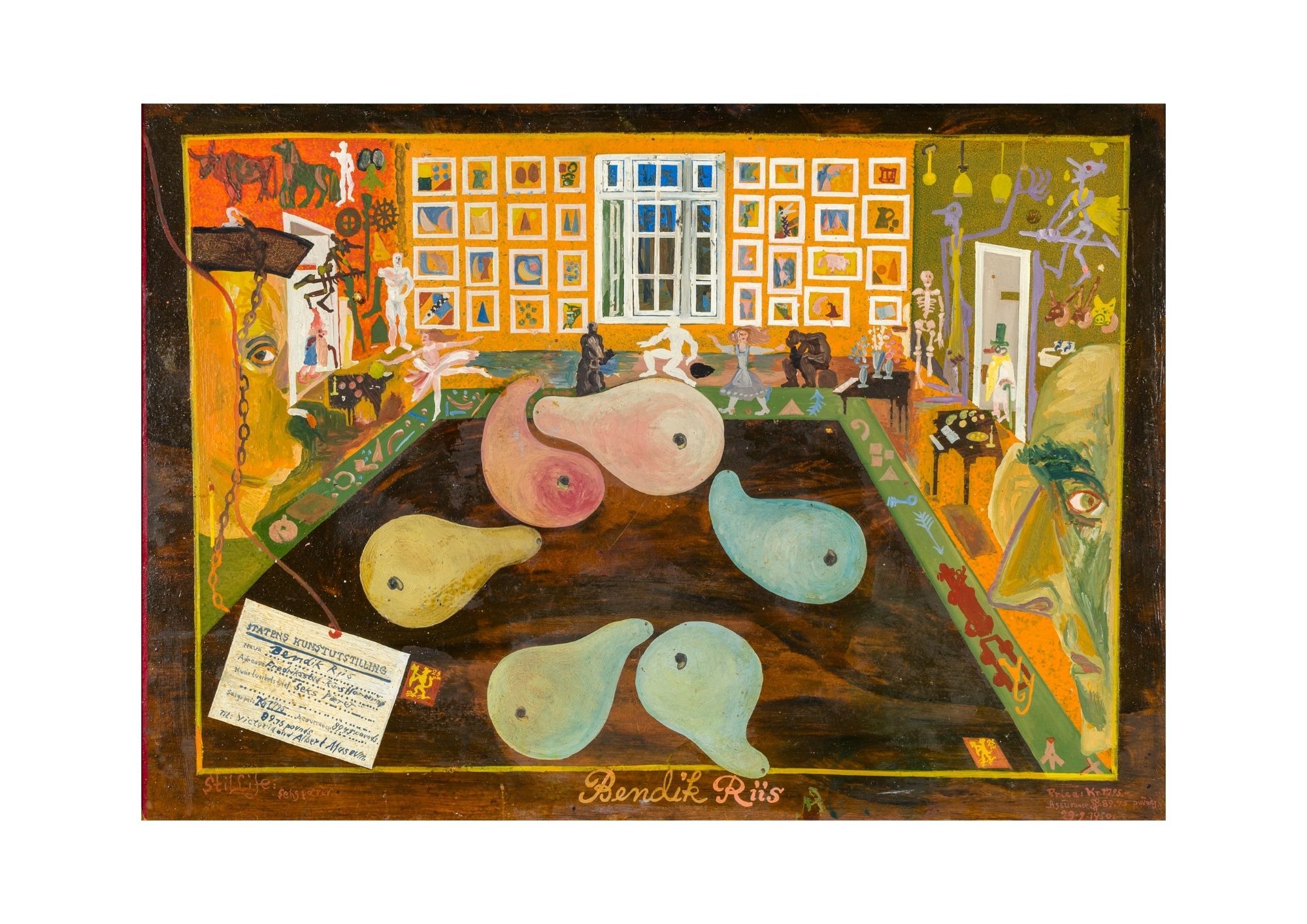 Bendik Riis. Seks pærer, 1950