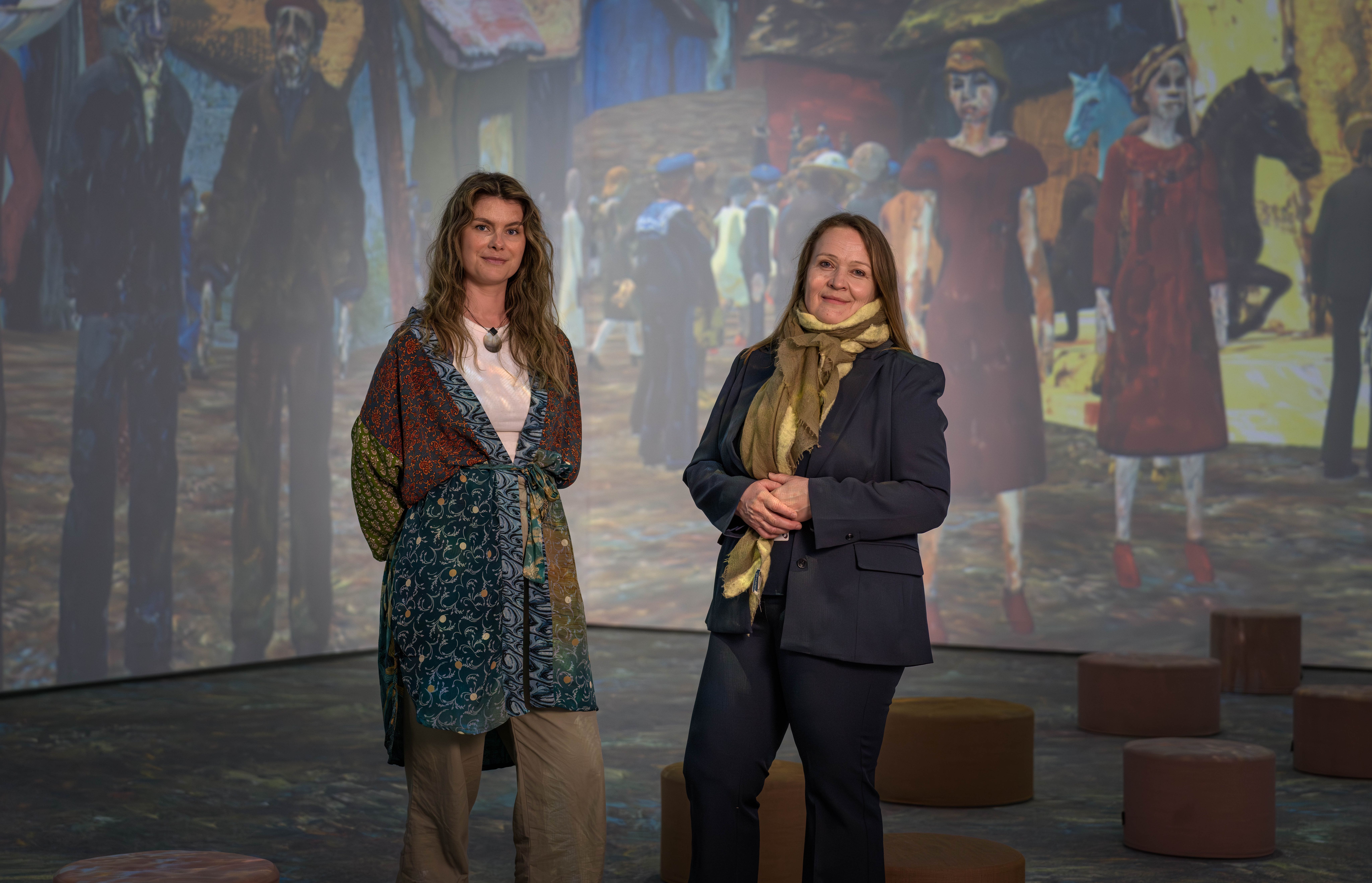 Justine Eikås og Torill Haugen i S-Lab