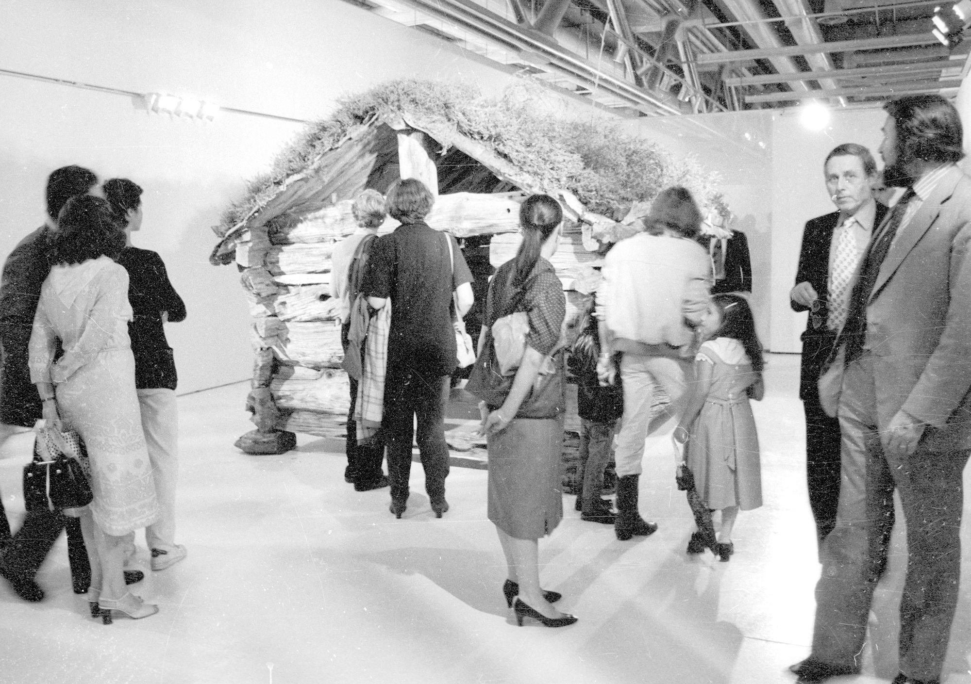The hut on site at the Pompidou Centre in Paris where it received a good reception