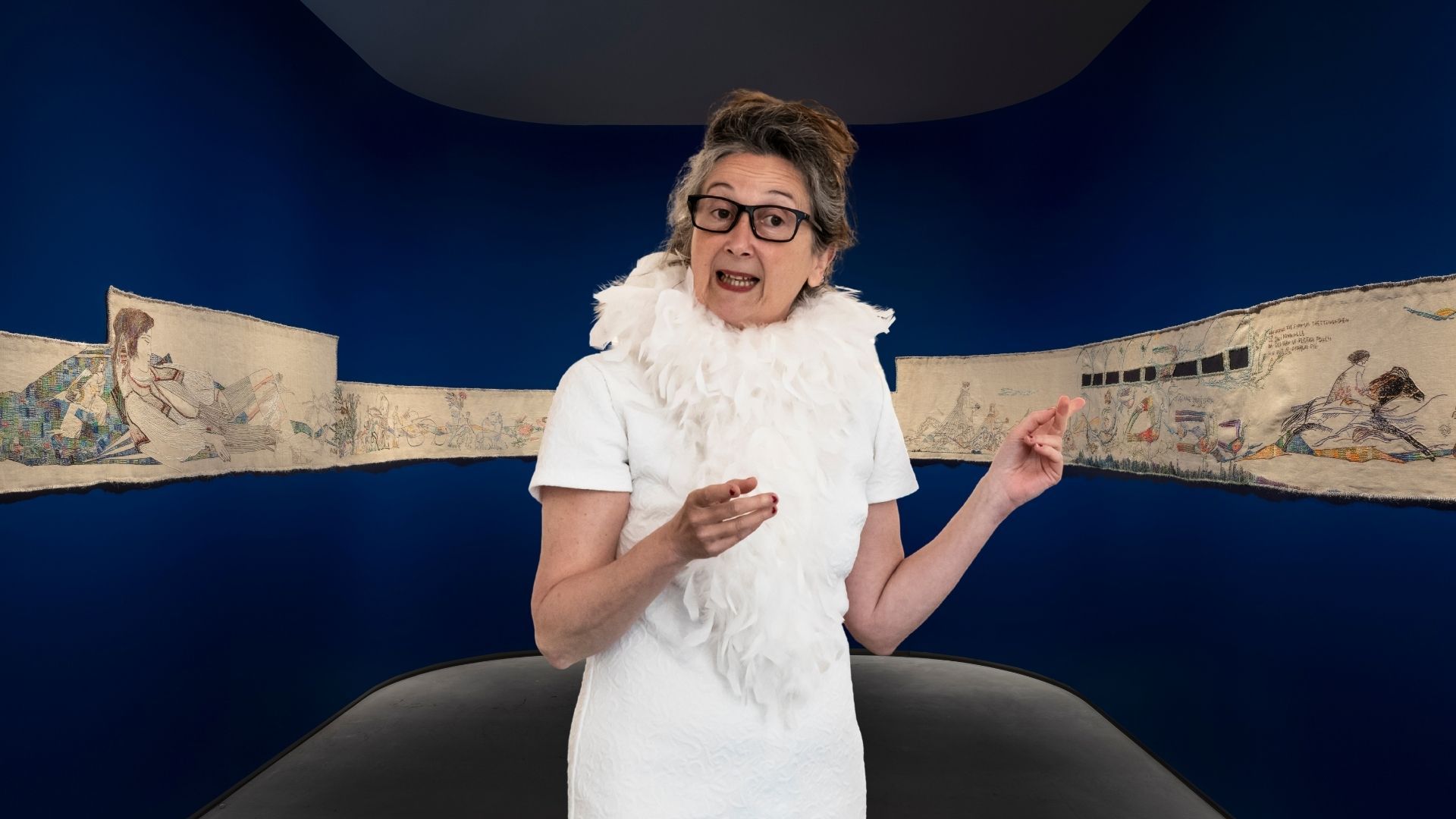 Kunsteksperten Jeanette forteller om Draumkvedet