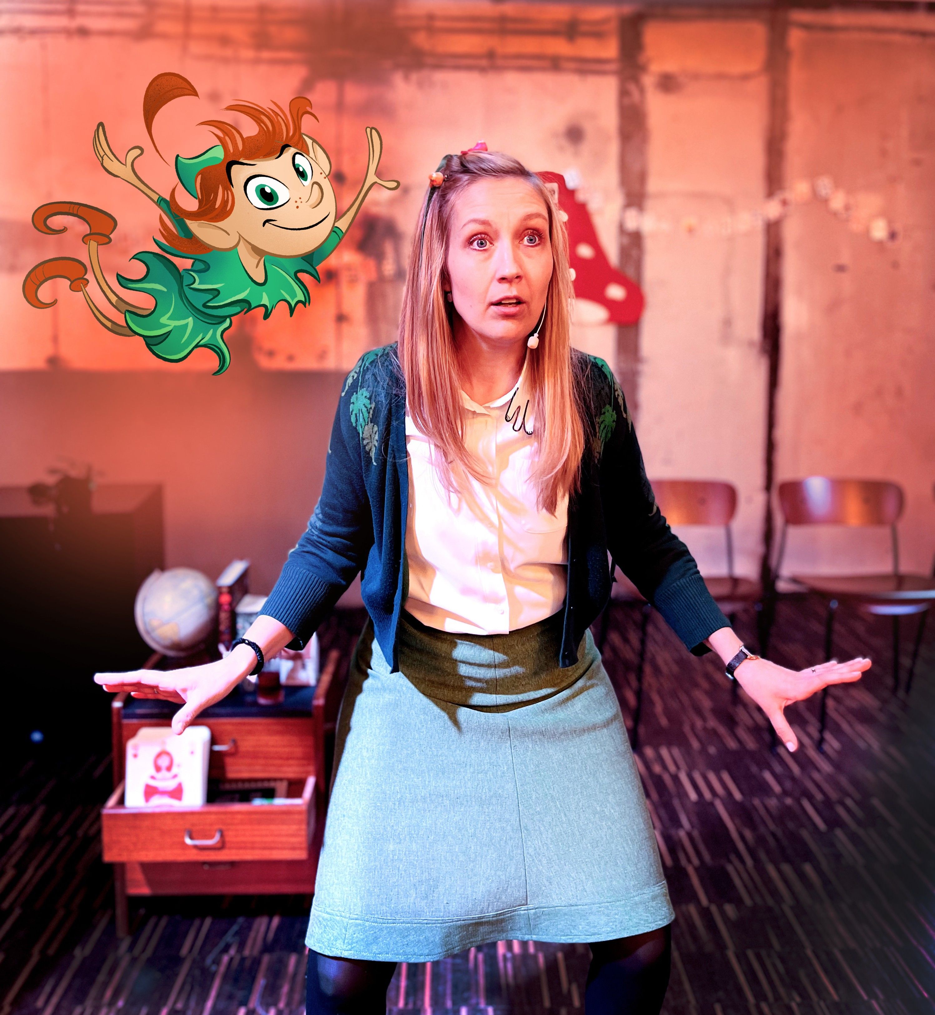 det var en gang forteller, med peter pan