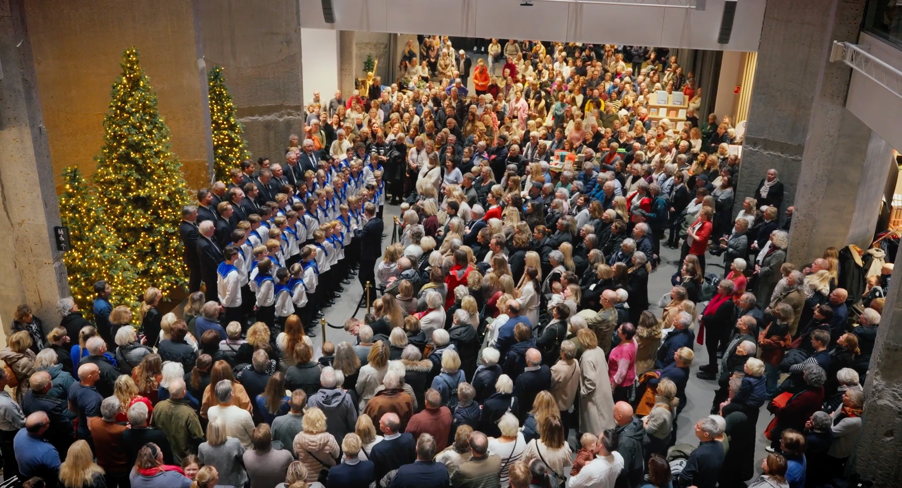 Sølvguttene synger for 1100 mennesker i Silosalen