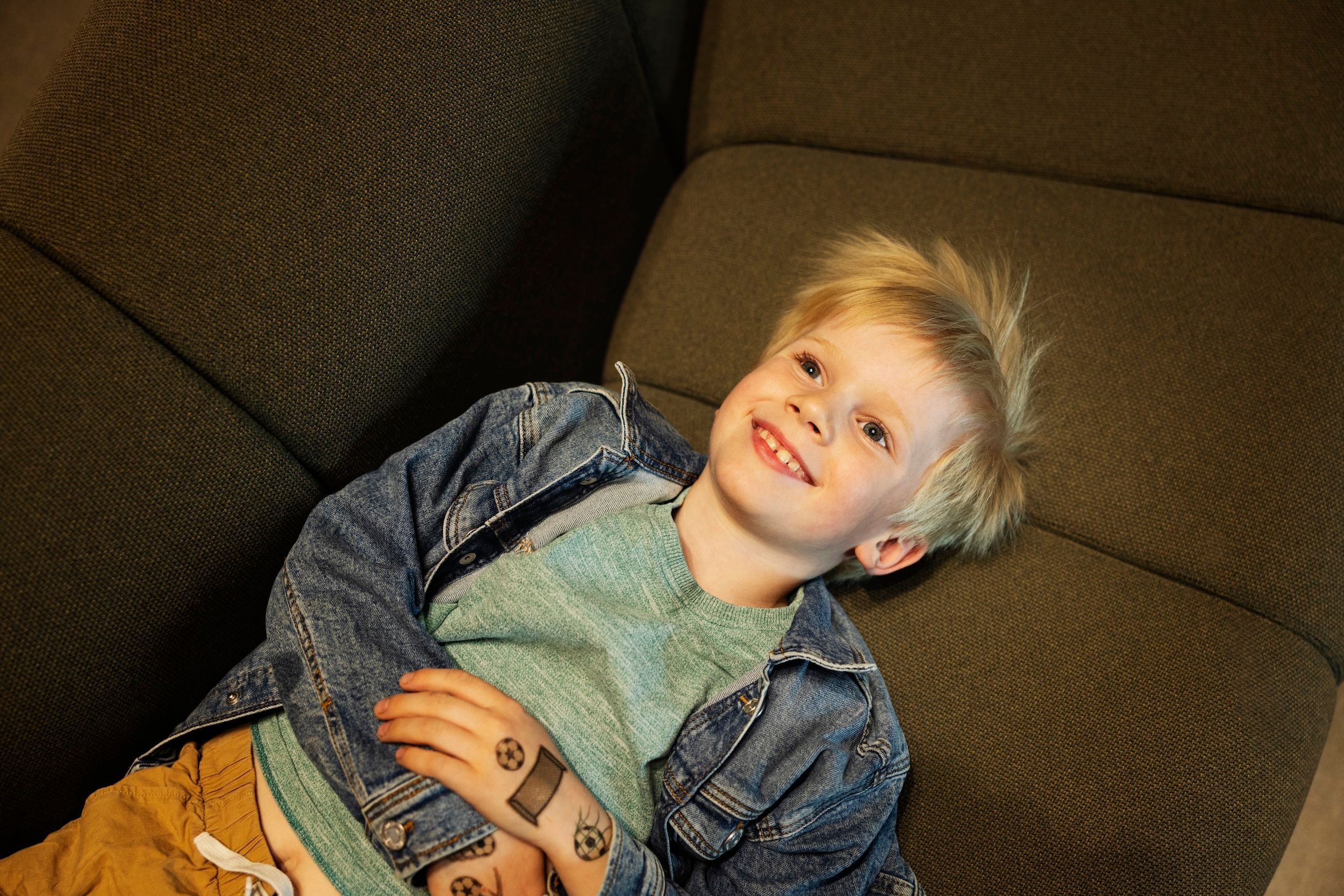 barn som leker i Kunstsilo