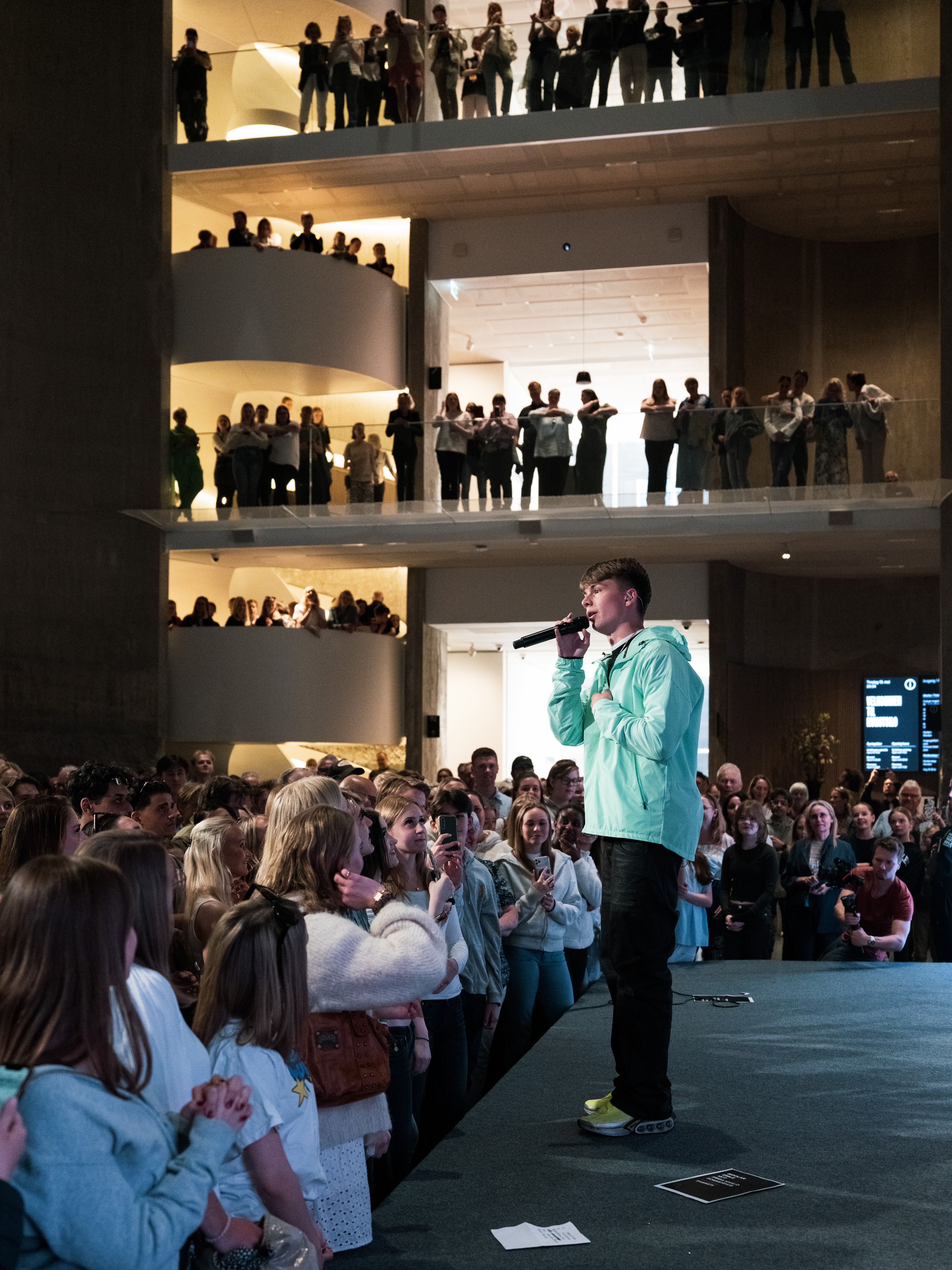 Marstein holder konsert i Kunstsilo