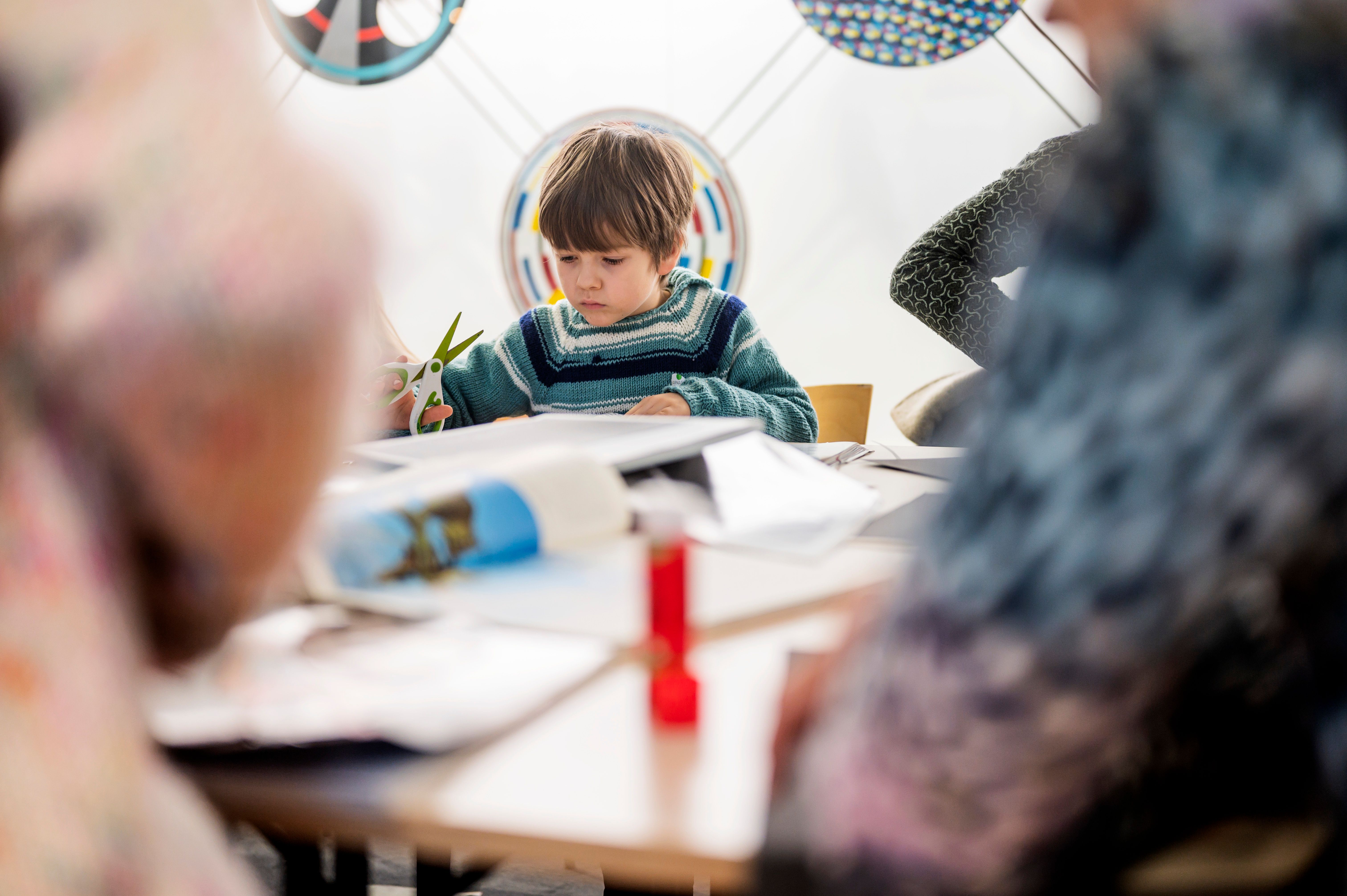 Gutt som er på undervisningstilbud